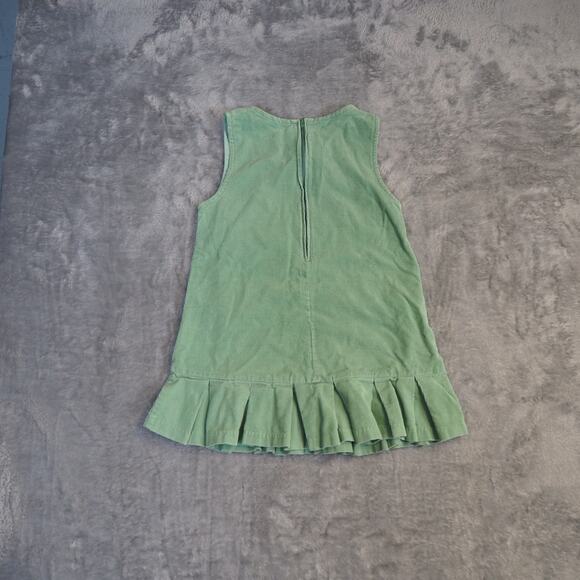 Vintage Bonnie Jean Corduroy Dress Toddler Girl Jumper 4T Heart‎ Embroidery Y2K - Picture 11 of 13